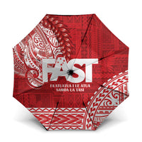 Samoa FAST Umbrella Samoan Motif Patterns - Polynesian Pride
