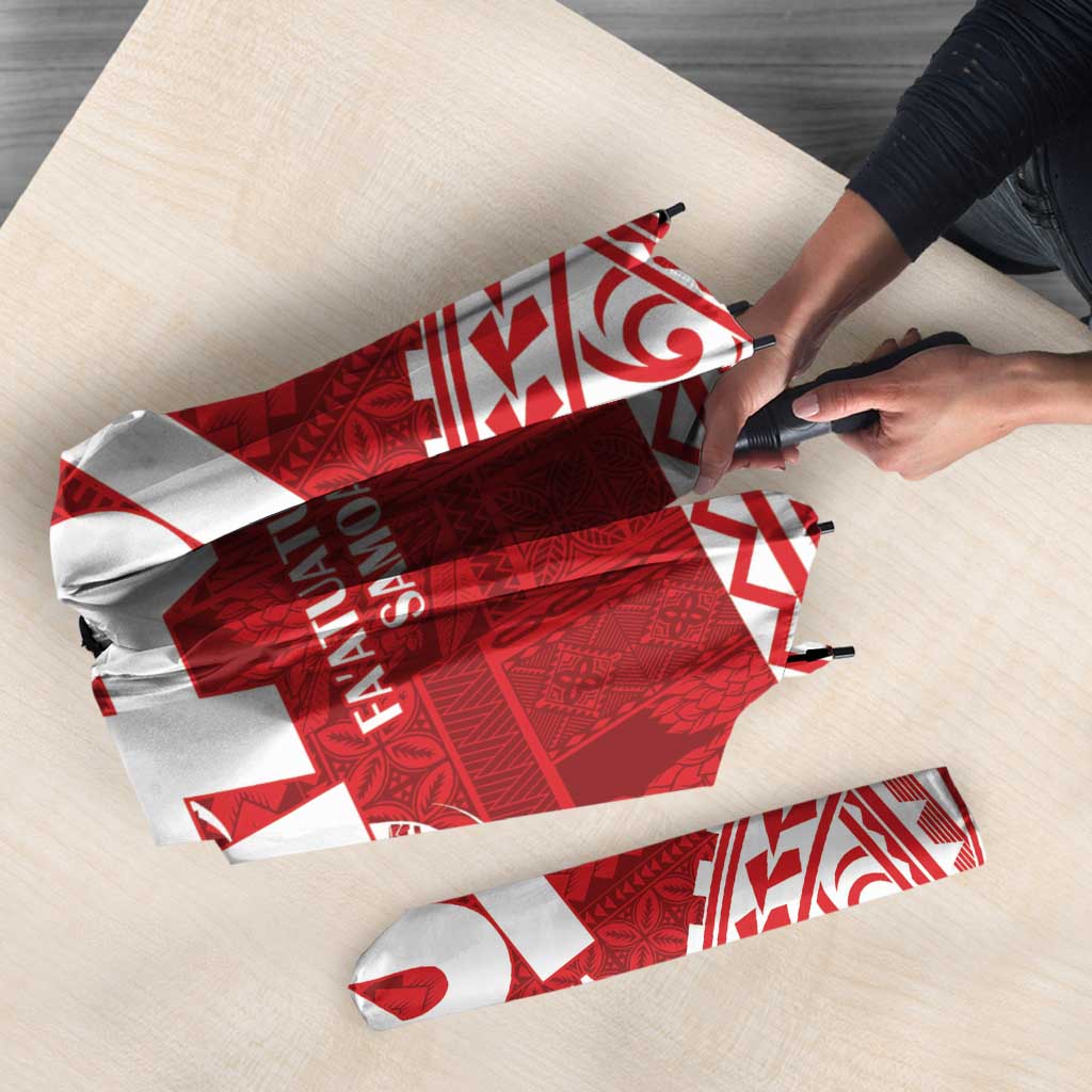 Samoa FAST Umbrella Samoan Motif Patterns - Polynesian Pride
