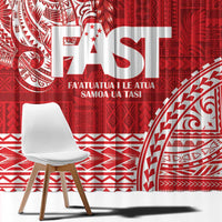 Samoa FAST Window Curtain Samoan Motif Patterns - Polynesian Pride