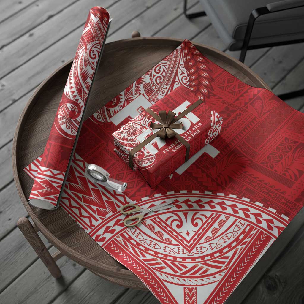 Samoa FAST Wrapping Paper Samoan Motif Patterns LT9 - Polynesian Pride