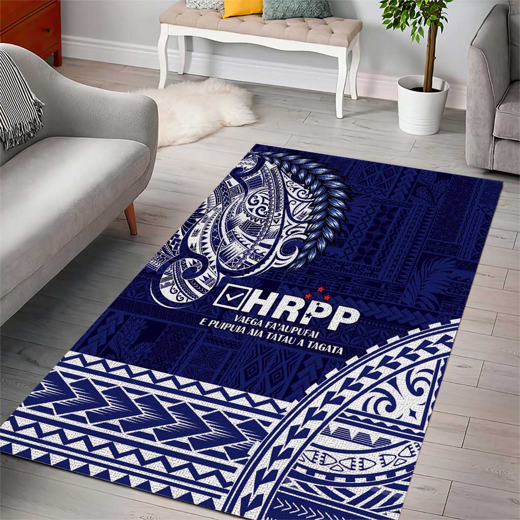 Samoa HRPP Area Rug Samoan Motif Patterns - Polynesian Pride