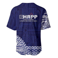 Samoa HRPP Baseball Jersey Samoan Motif Patterns - Polynesian Pride