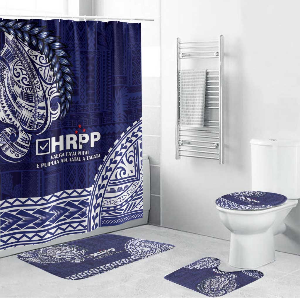 Samoa HRPP Bathroom Set Samoan Motif Patterns - Polynesian Pride