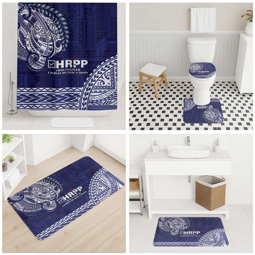 Samoa HRPP Bathroom Set Samoan Motif Patterns - Polynesian Pride