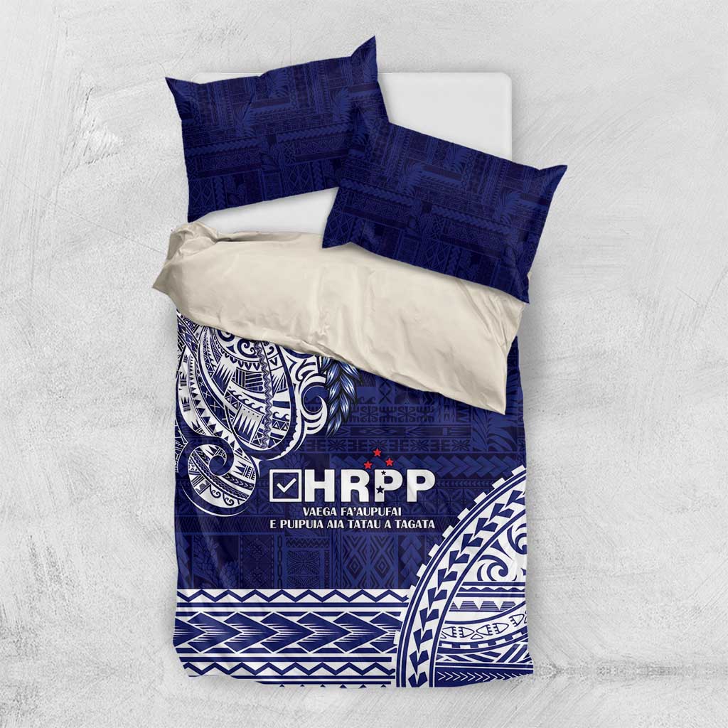 Samoa HRPP Bedding Set Samoan Motif Patterns - Polynesian Pride