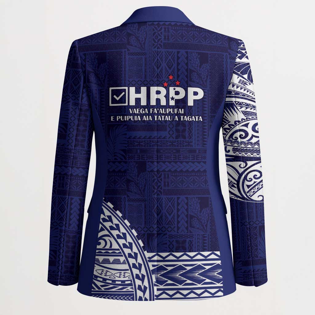 Samoa HRPP Blazer Samoan Motif Patterns LT9 - Polynesian Pride