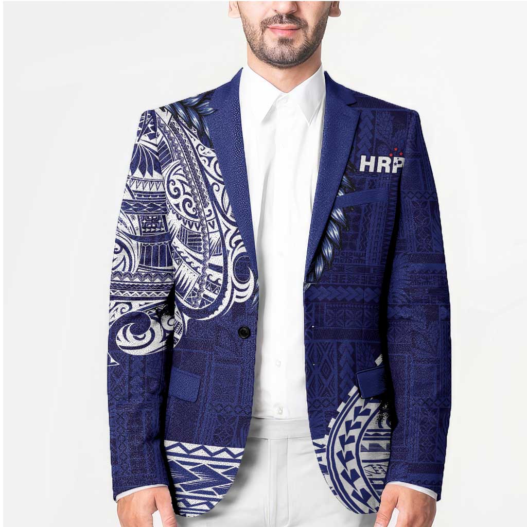 Samoa HRPP Blazer Samoan Motif Patterns LT9 - Polynesian Pride