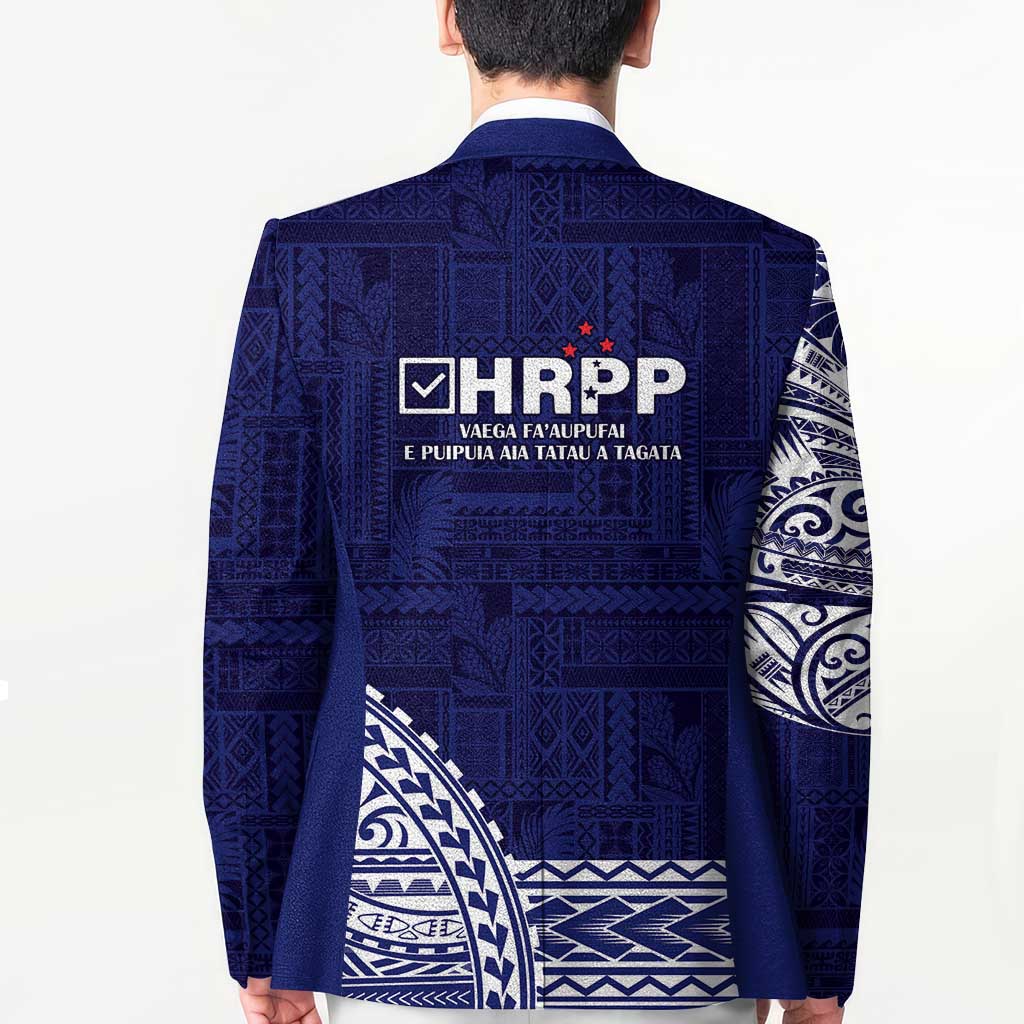 Samoa HRPP Blazer Samoan Motif Patterns LT9 - Polynesian Pride