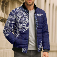 Samoa HRPP Bomber Puffer Jacket Samoan Motif Patterns LT9 - Polynesian Pride