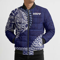 Samoa HRPP Bomber Puffer Jacket Samoan Motif Patterns LT9 - Polynesian Pride
