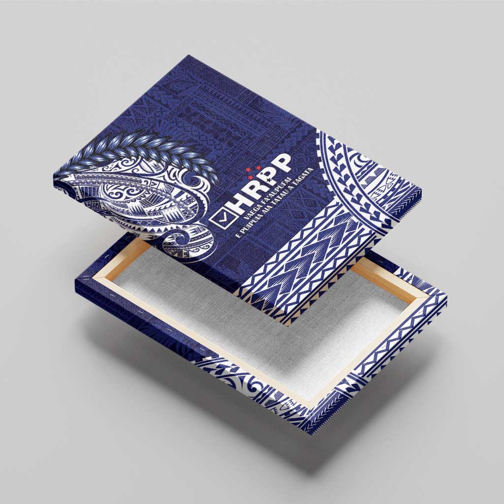 Samoa HRPP Canvas Wall Art Samoan Motif Patterns LT9 - Polynesian Pride