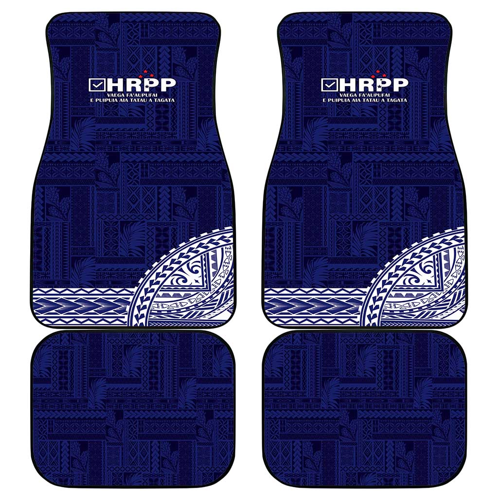 Samoa HRPP Car Mats Samoan Motif Patterns LT9 - Polynesian Pride