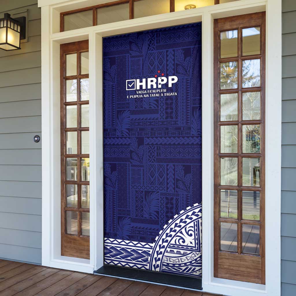 Samoa HRPP Door Cover Samoan Motif Patterns - Polynesian Pride