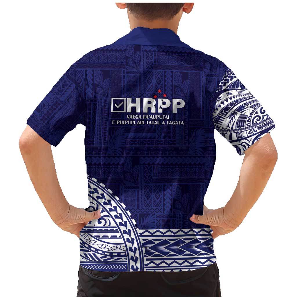 Samoa HRPP Family Matching Mermaid Dress and Hawaiian Shirt Samoan Motif Patterns - Polynesian Pride