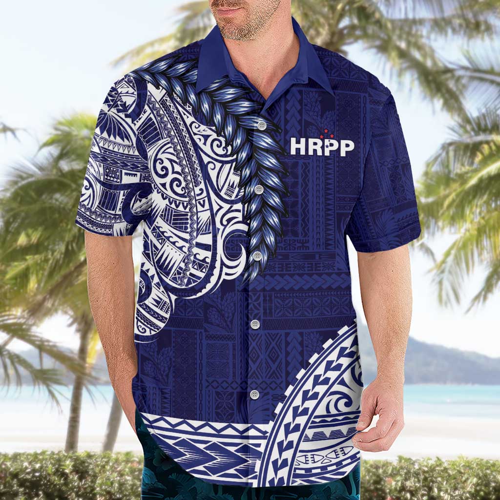 Samoa HRPP Hawaiian Shirt Samoan Motif Patterns LT9 - Polynesian Pride