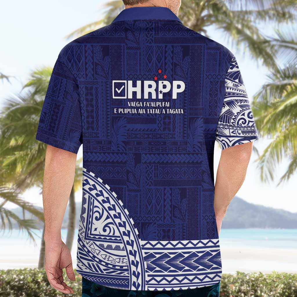 Samoa HRPP Hawaiian Shirt Samoan Motif Patterns LT9 - Polynesian Pride