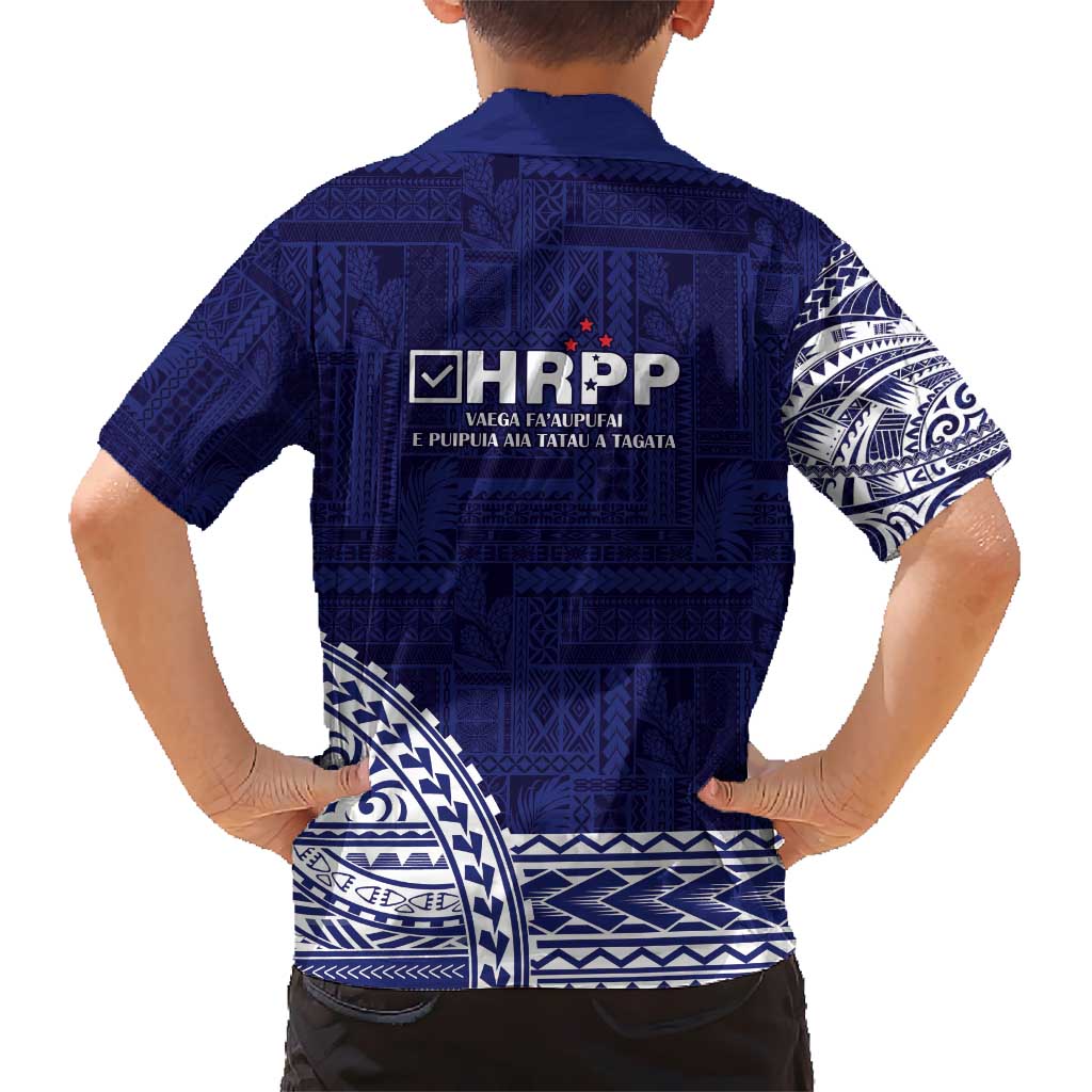 Samoa HRPP Hawaiian Shirt Samoan Motif Patterns LT9 - Polynesian Pride