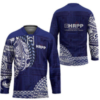 Samoa HRPP Hockey Jersey Samoan Motif Patterns LT9 - Polynesian Pride