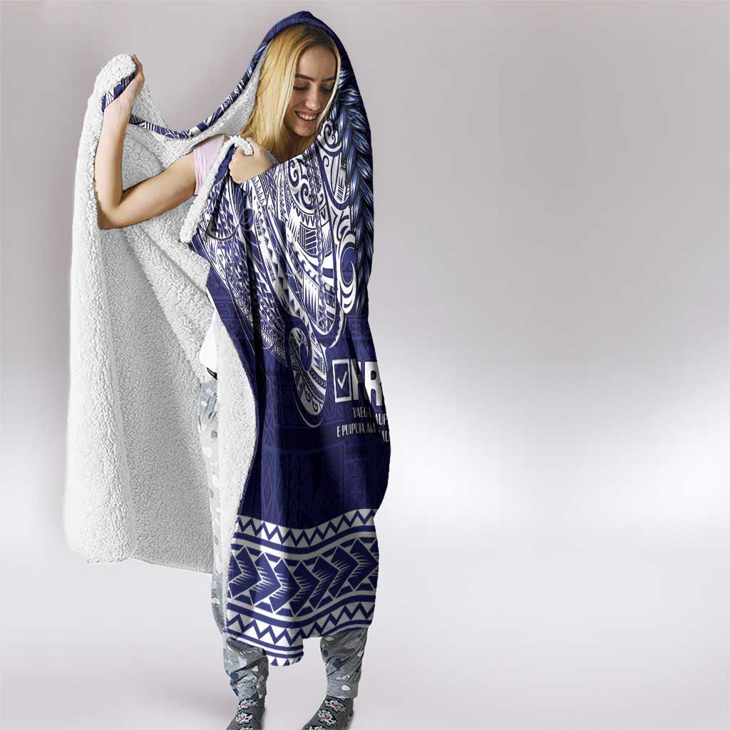 Samoa HRPP Hooded Blanket Samoan Motif Patterns - Polynesian Pride