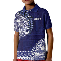 Samoa HRPP Kid Polo Shirt Samoan Motif Patterns - Polynesian Pride