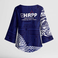 Samoa HRPP Kimono Sleeve Blouse Samoan Motif Patterns LT9 - Polynesian Pride