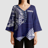 Samoa HRPP Kimono Sleeve Blouse Samoan Motif Patterns LT9 - Polynesian Pride