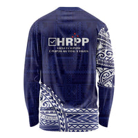 Samoa HRPP Long Sleeve Shirt Samoan Motif Patterns LT9 - Polynesian Pride
