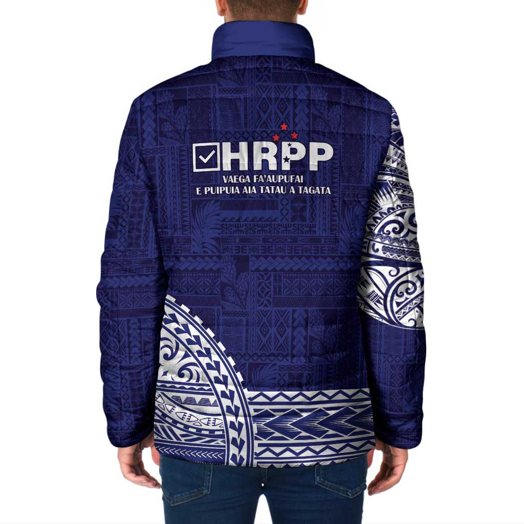 Samoa HRPP Padded Jacket Samoan Motif Patterns LT9 - Polynesian Pride