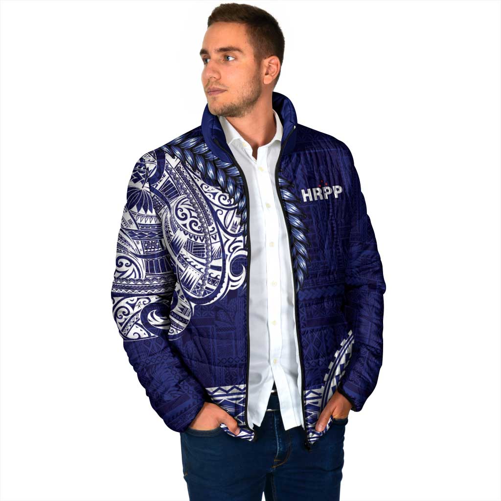 Samoa HRPP Padded Jacket Samoan Motif Patterns LT9 - Polynesian Pride