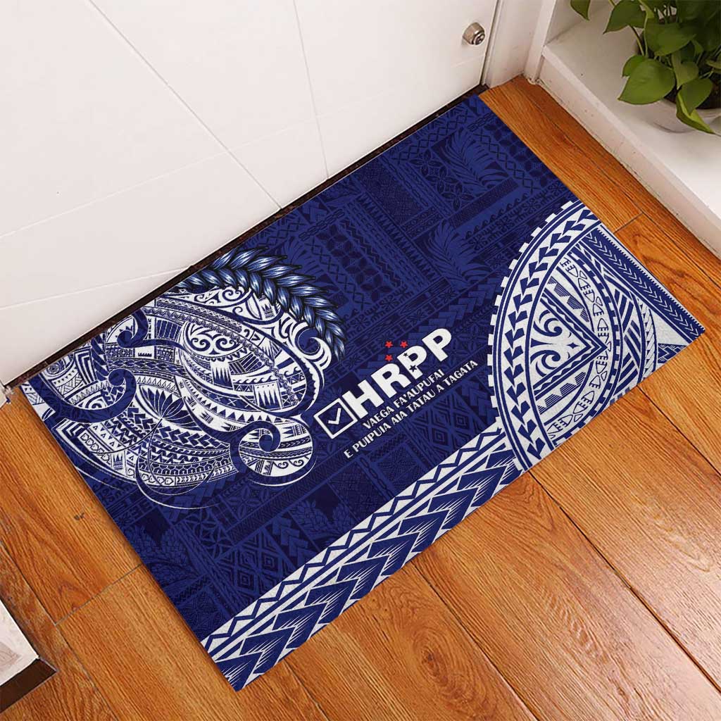 Samoa HRPP Rubber Doormat Samoan Motif Patterns LT9 - Polynesian Pride