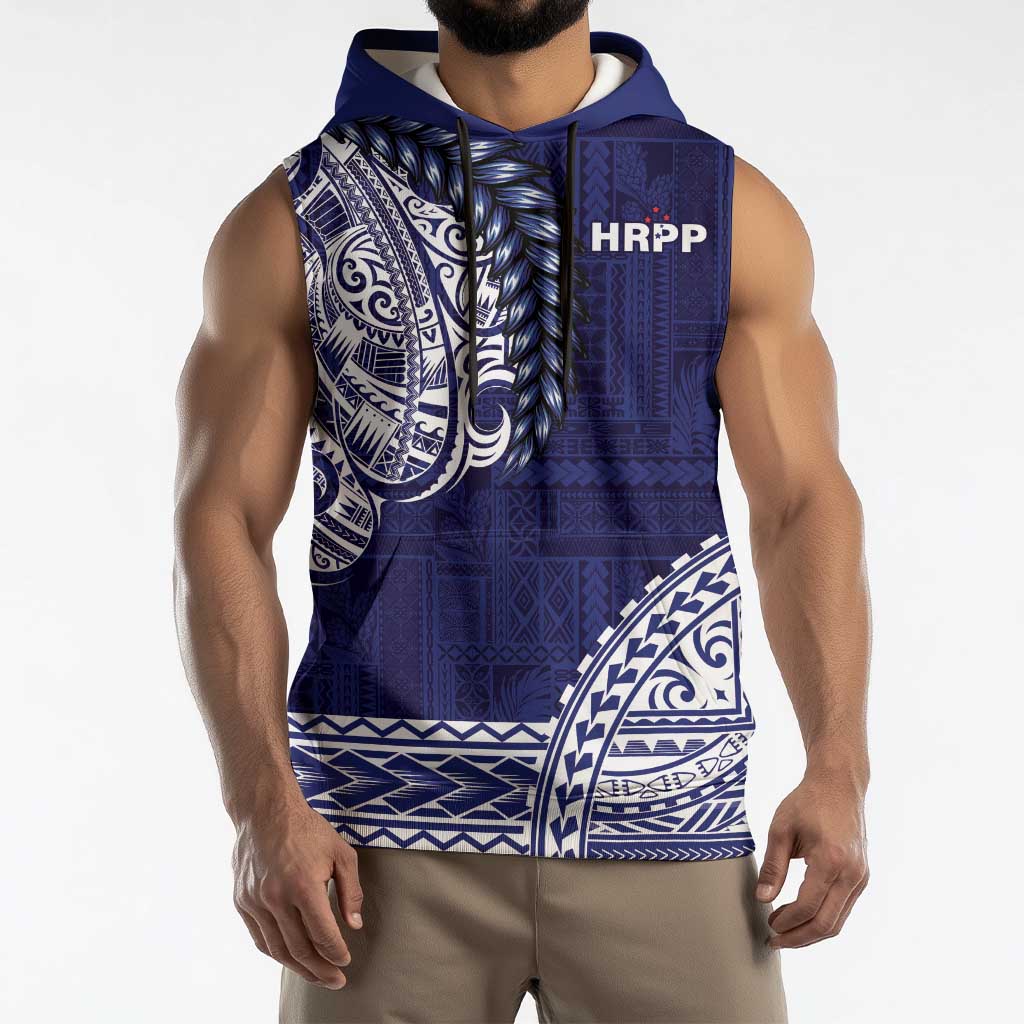 Samoa HRPP Sleeveless Hoodie Samoan Motif Patterns LT9 - Polynesian Pride