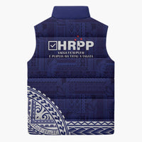 Samoa HRPP Sleeveless Puffer Jacket Samoan Motif Patterns LT9 - Polynesian Pride