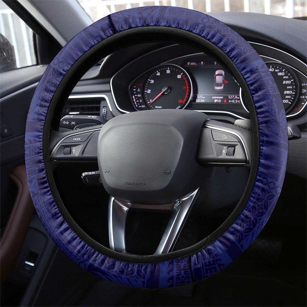 Samoa HRPP Steering Wheel Cover Samoan Motif Patterns LT9 - Polynesian Pride