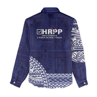 Samoa HRPP Women Casual Shirt Samoan Motif Patterns - Polynesian Pride