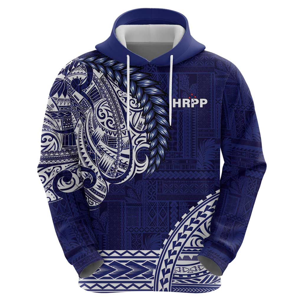 Samoa HRPP Zip Hoodie Samoan Motif Patterns - Polynesian Pride