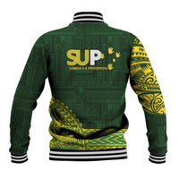 Samoa SUP Baseball Jacket Samoan Motif Patterns LT9 - Polynesian Pride