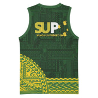 Samoa SUP Basketball Jersey Samoan Motif Patterns LT9 - Polynesian Pride