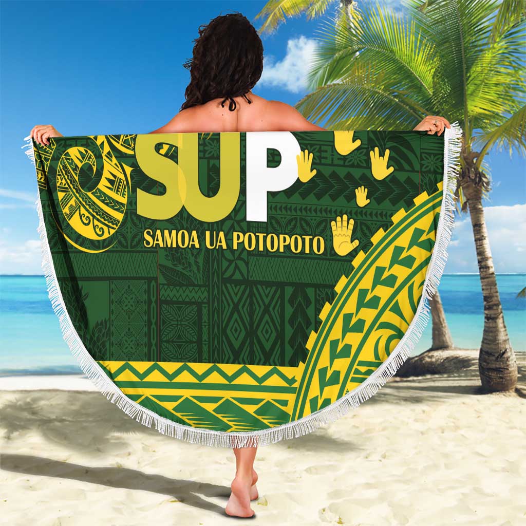 Samoa SUP Beach Blanket Samoan Motif Patterns LT9 - Polynesian Pride