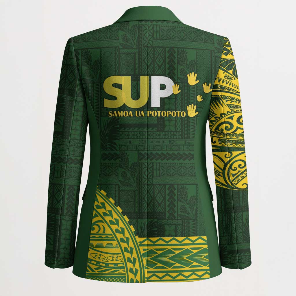 Samoa SUP Blazer Samoan Motif Patterns LT9 - Polynesian Pride