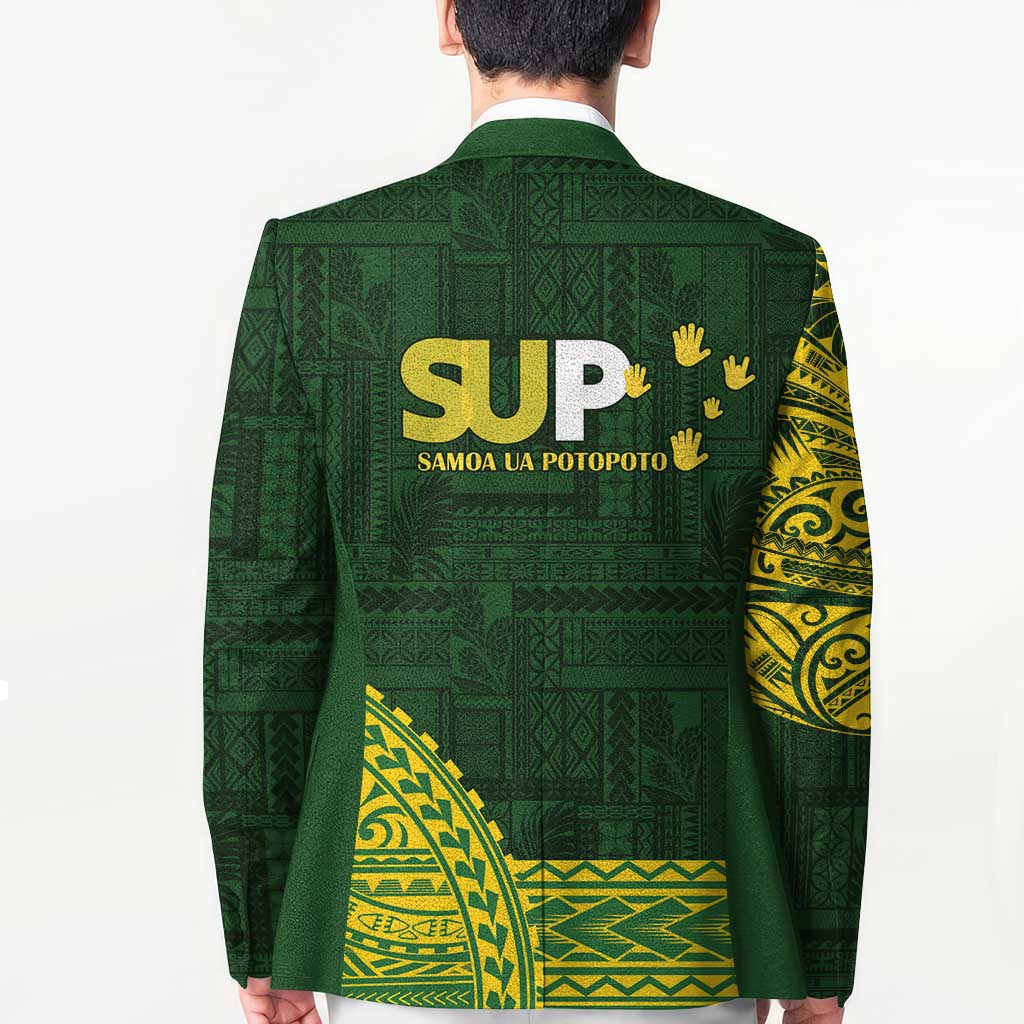 Samoa SUP Blazer Samoan Motif Patterns LT9 - Polynesian Pride