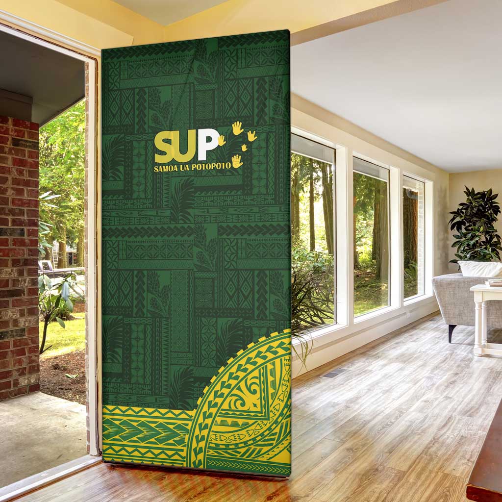Samoa SUP Door Cover Samoan Motif Patterns - Polynesian Pride