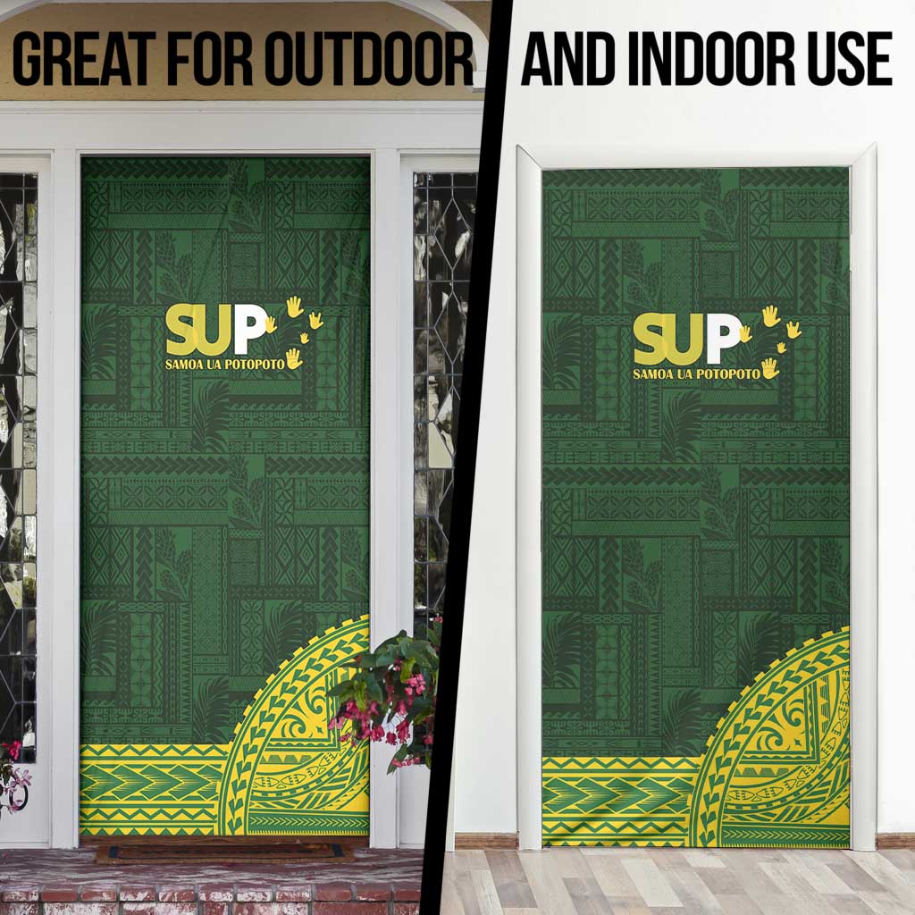 Samoa SUP Door Cover Samoan Motif Patterns - Polynesian Pride