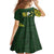 Samoa SUP Family Matching Long Sleeve Bodycon Dress and Hawaiian Shirt Samoan Motif Patterns - Polynesian Pride