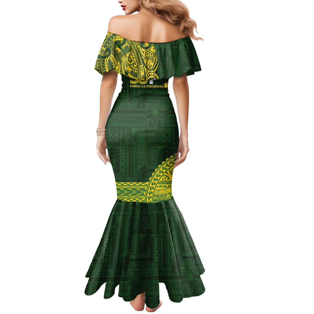 Samoa SUP Mermaid Dress Samoan Motif Patterns - Polynesian Pride