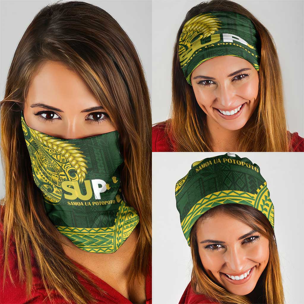 Samoa SUP Neck Gaiter Samoan Motif Patterns - Polynesian Pride