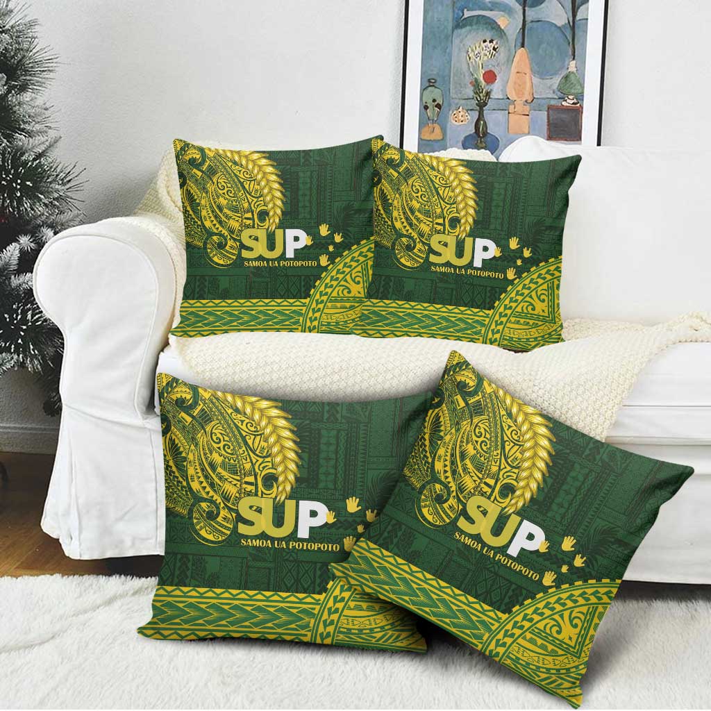Samoa SUP Pillow Cover Samoan Motif Patterns - Polynesian Pride