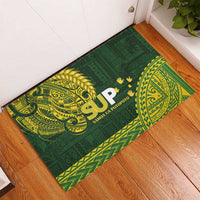 Samoa SUP Rubber Doormat Samoan Motif Patterns LT9 - Polynesian Pride