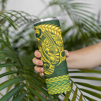 Samoa SUP Skinny Tumbler Samoan Motif Patterns - Polynesian Pride