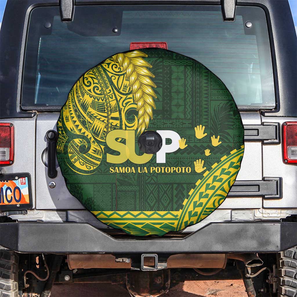 Samoa SUP Spare Tire Cover Samoan Motif Patterns - Polynesian Pride
