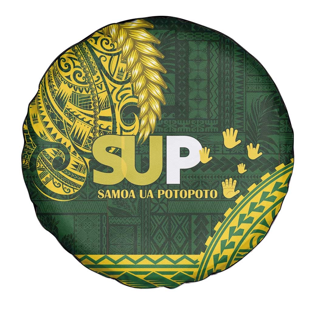 Samoa SUP Spare Tire Cover Samoan Motif Patterns - Polynesian Pride